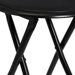 Taboret składany czarny 30x h45 cm