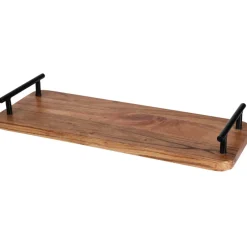 Taca drewniana z rączkami 40x15 cm * Excellent Houseware Online
