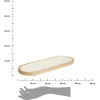 Talerz do serwowania Inaya Mango 40x15 cm biały