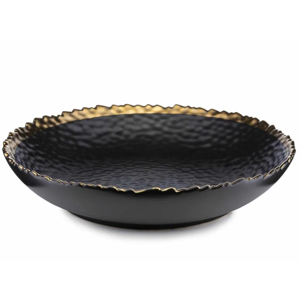 Talerz głęboki Kati Black Gold 26 cm