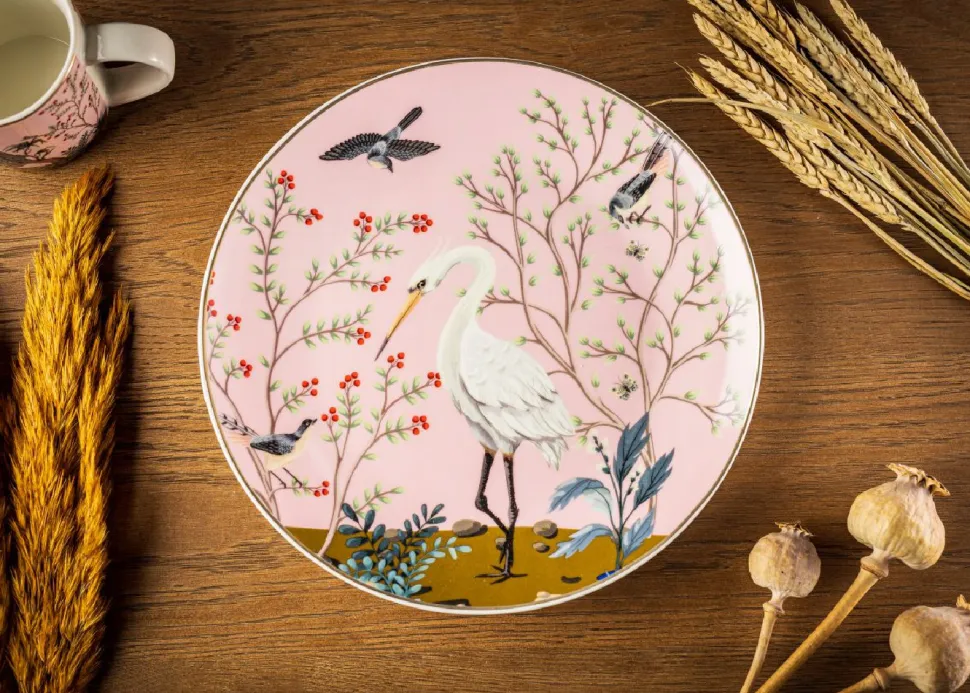 Talerz obiadowy Ashley duży 26 cm wzór 4