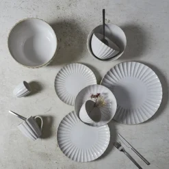 Talerz deserowy Eden 21,7 cm krem * HowHomely Online
