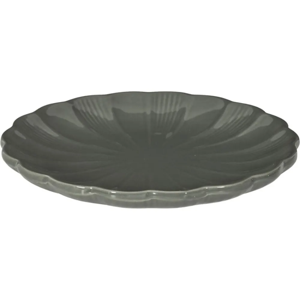 Talerz deserowy Eden 20 cm szary * HowHomely