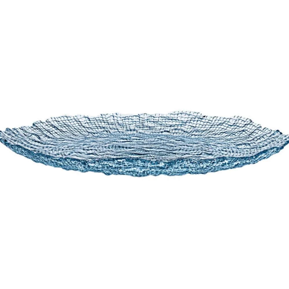Talerz do serwowania 32 cm Roche niebieski * Estia New