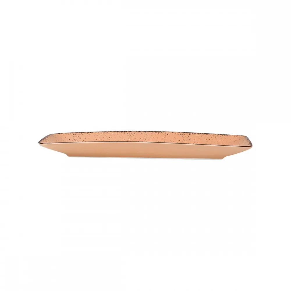 Talerz do serwowania 21x10,5 cm Terra Salmon * Estia Discount