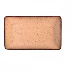 Talerz do serwowania 21x10,5 cm Terra Salmon * Estia Discount