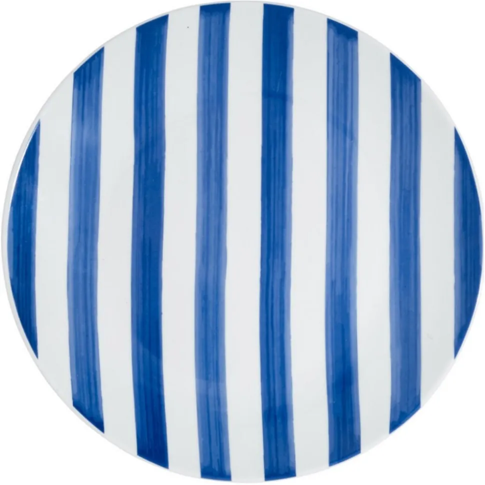 Talerze obiadowe 27 cm 6 szt. Ligne niebieskie