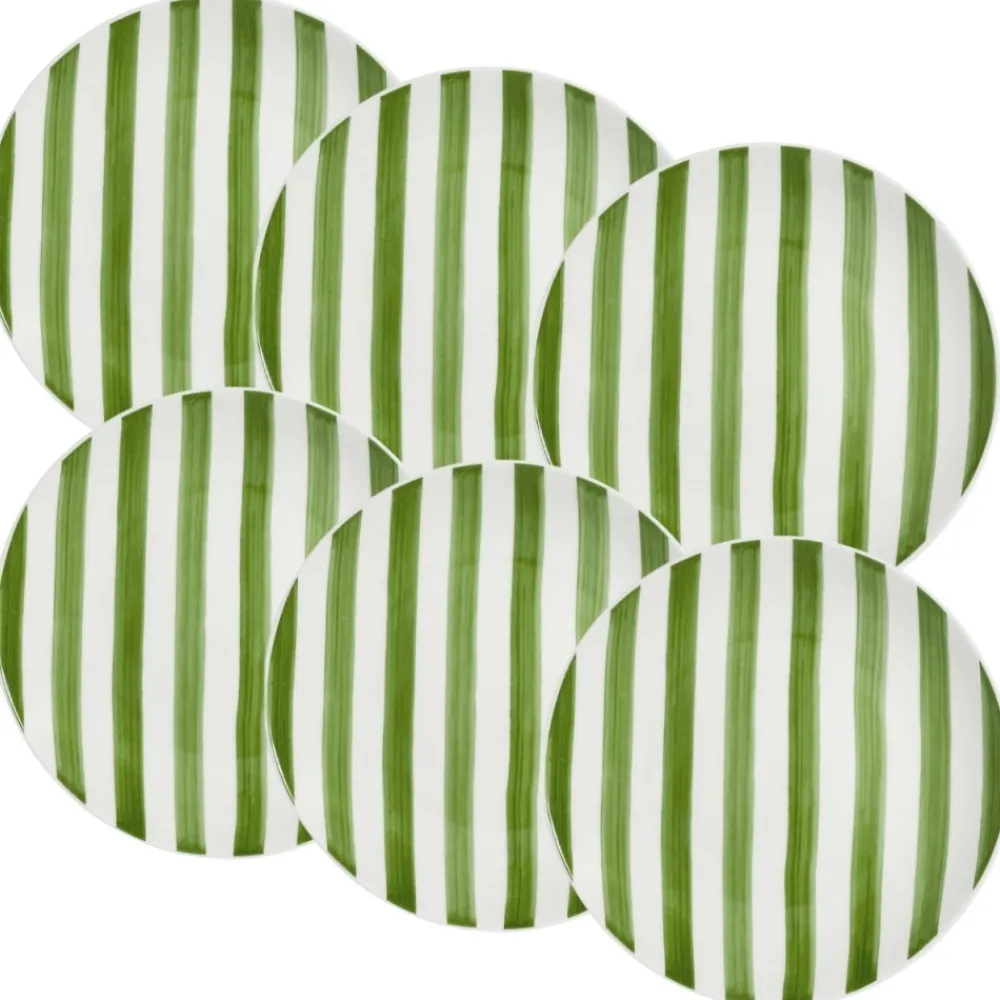 Talerze obiadowe 27 cm 6 szt. Ligne zielone * Estia Clearance