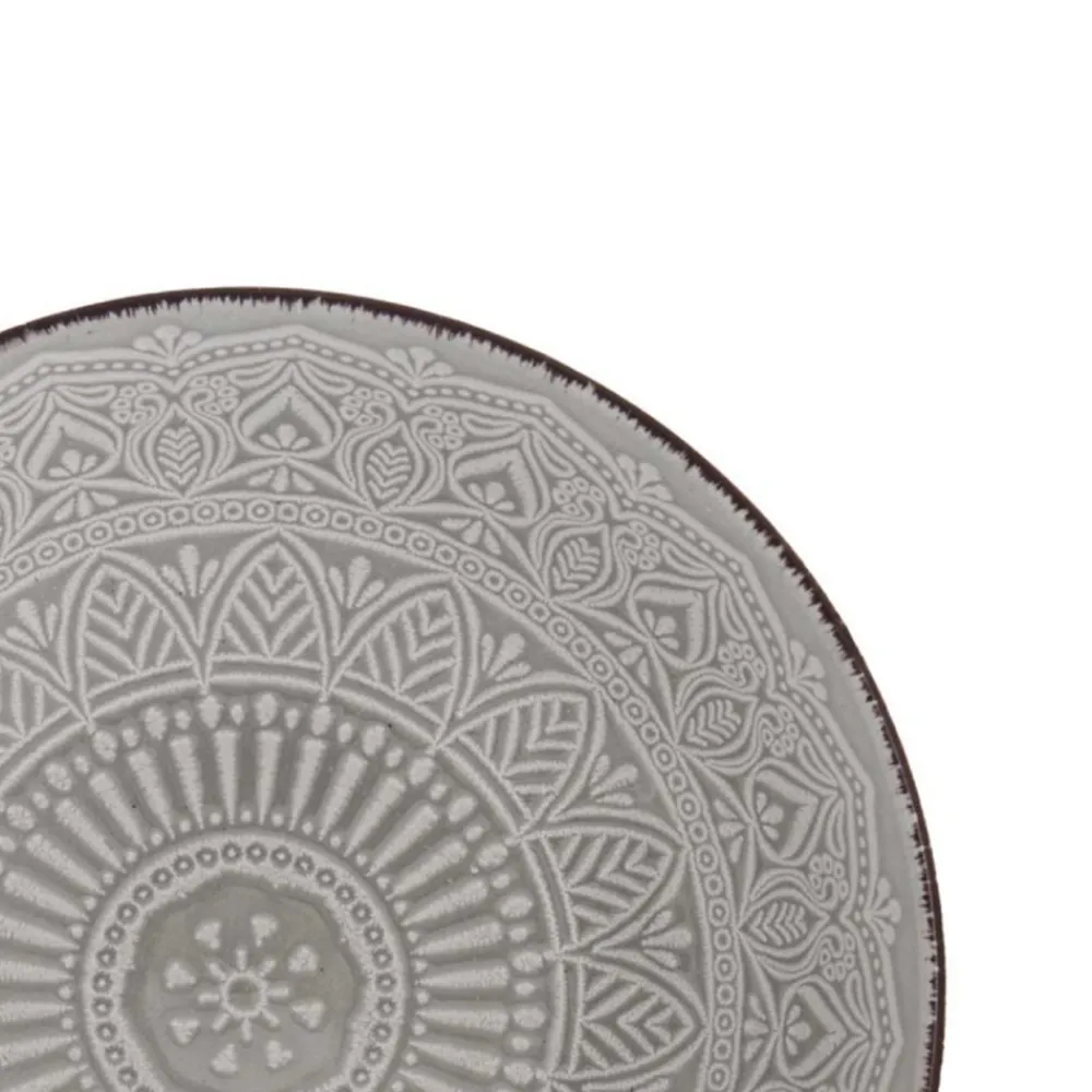 Talerz głęboki 20 cm MANDALA szary * VESSIA Hot