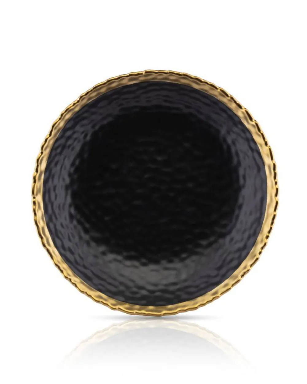 Talerz głęboki Kati Black Gold 21 cm * HowHomely Best