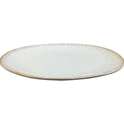 Talerz obiadowy ceramiczny szary Grau 21x21 cm * Exner GmbH Online