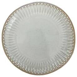 Talerz obiadowy ceramiczny szary Grau 21x21 cm * Exner GmbH Online