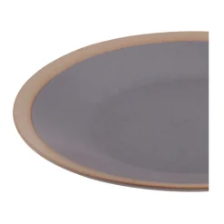 Talerz obiadowy Clay brązowy 26,5cm * Siaki Collection Best