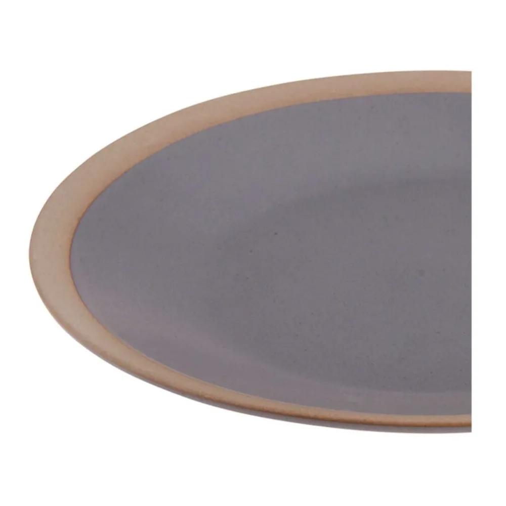 Talerz obiadowy Clay brązowy 26,5cm * Siaki Collection Best