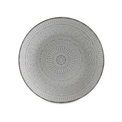 Talerz obiadowy 27 cm MANDALA szary * VESSIA Clearance
