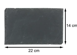 Talerz z kamienia łupkowego 14x22 cm * Secret de Gourmet Outlet