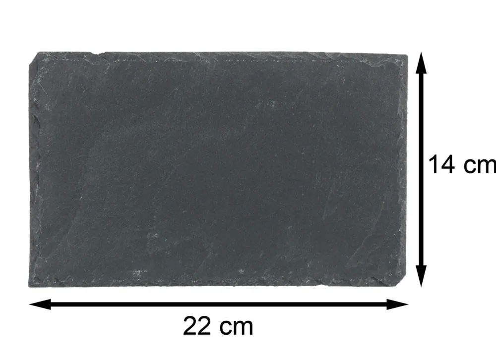 Talerz z kamienia łupkowego 14x22 cm * Secret de Gourmet Outlet