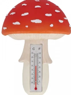 Termometr ścienny w kształcie muchomora 16,7 cm * Esschert Design Discount