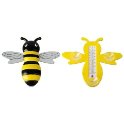 Termometr okienny pszczoła przyssawki 20cm * Esschert Design Outlet