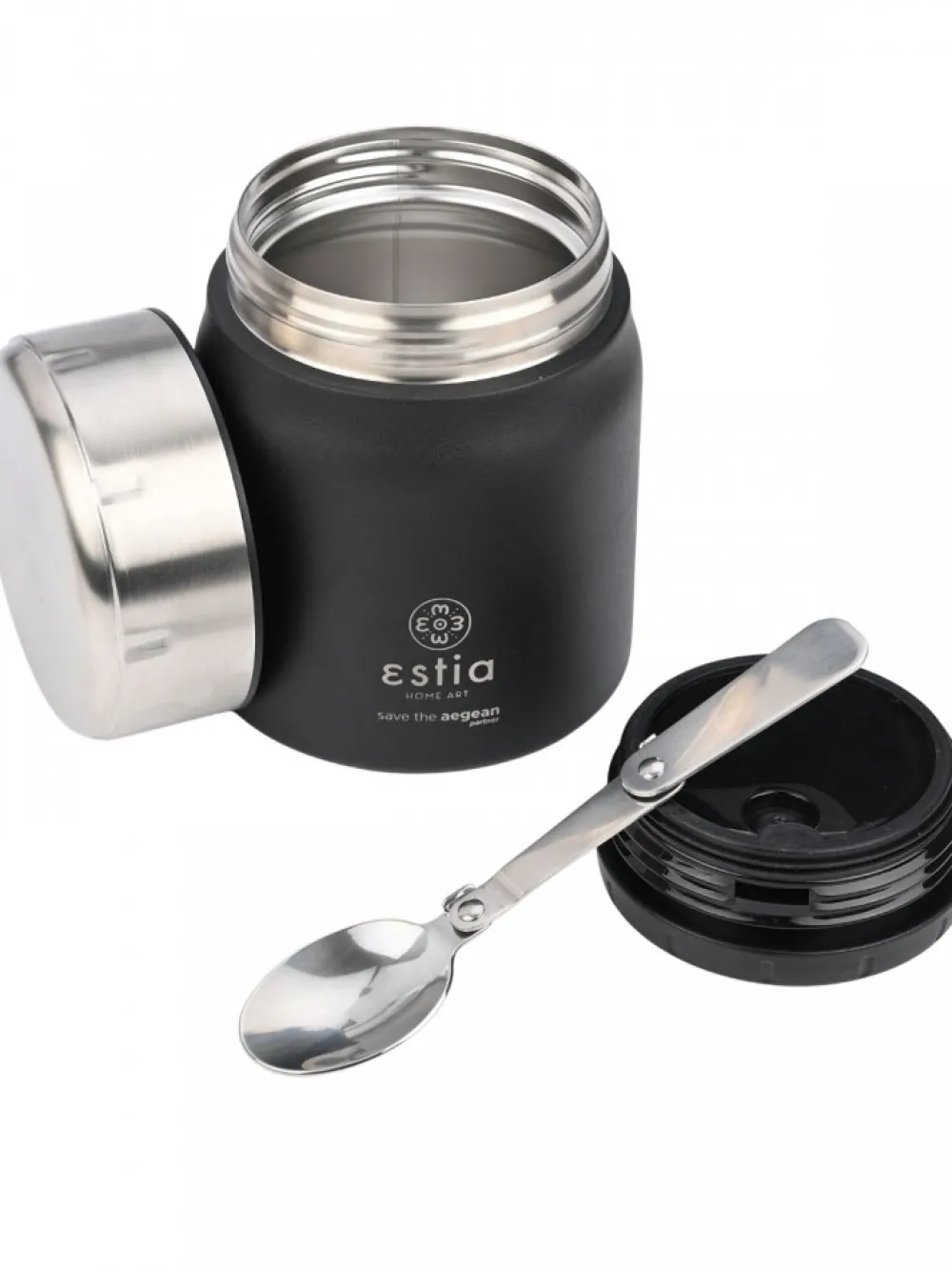 Termos obiadowy 500 ml Midnight Black * Estia Discount