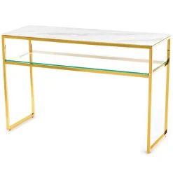 Toaletka Natia Gold White 120 cm