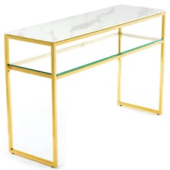 Toaletka Natia Gold White 120 cm