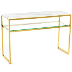 Toaletka Natia Gold White 120 cm