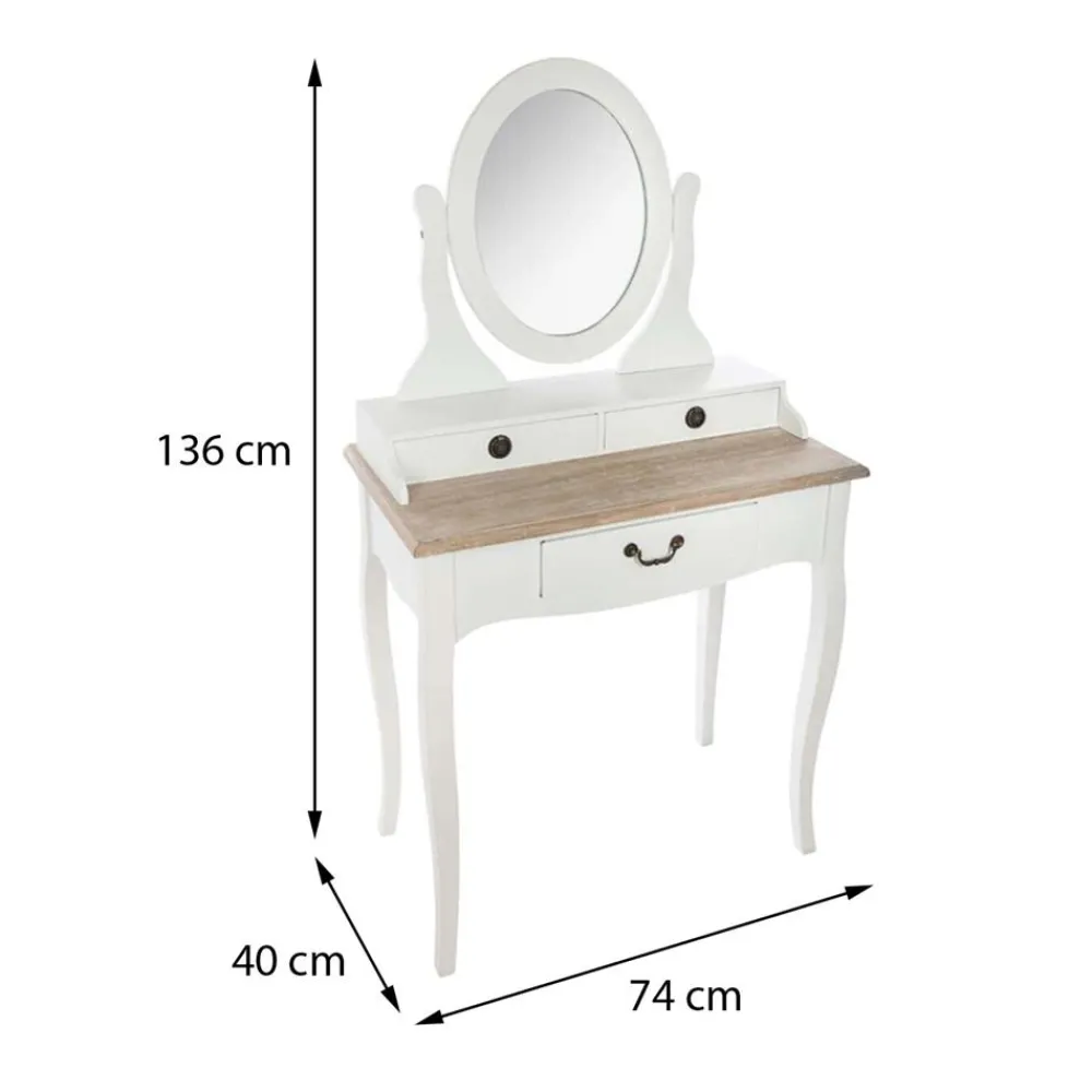 Toaletka Chrysa White * Atmosphera Discount