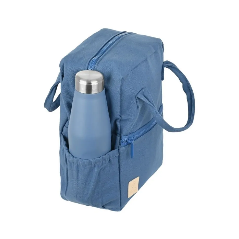 Torba na lunch z paskiem 7 L Denim Blue