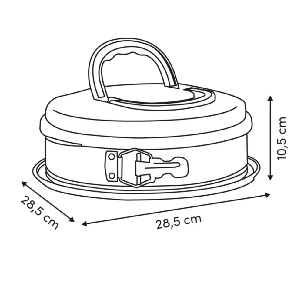 Tortownica z pokrywką Takeat 26 cm