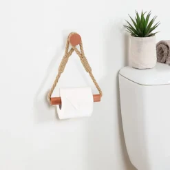 Uchwyt na papier toaletowy brązowy Hanger