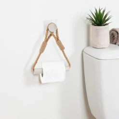 Uchwyt na papier toaletowy biały Hanger