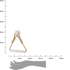 Uchwyt na papier toaletowy biały Hanger