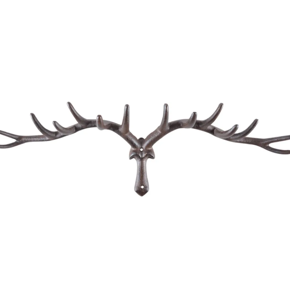 Uchwyt żeliwny duże poroże 63,5 cm * Esschert Design