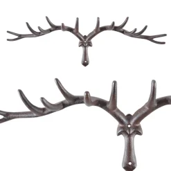 Uchwyt żeliwny duże poroże 63,5 cm * Esschert Design