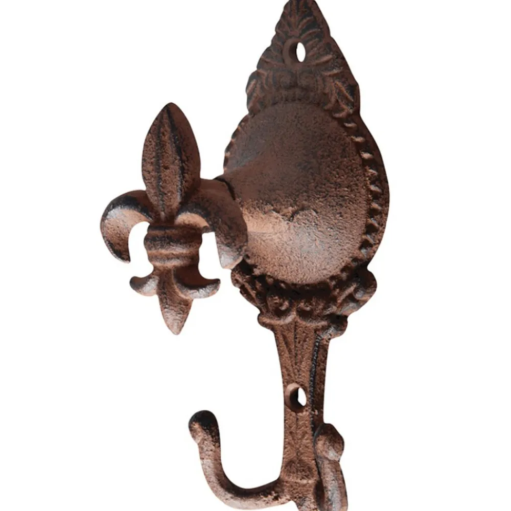 Uchwyt żeliwny rustykalny lilia 13,9 cm * Esschert Design Outlet