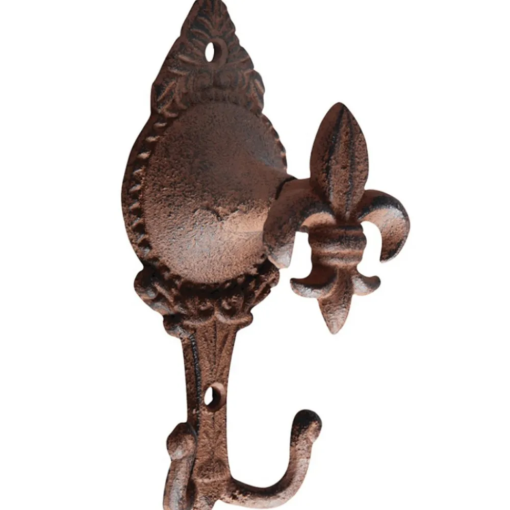 Uchwyt żeliwny rustykalny lilia 13,9 cm * Esschert Design Outlet