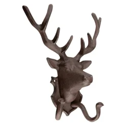 Uchwyt żeliwny vintage jeleń 27,6 cm * Esschert Design Best
