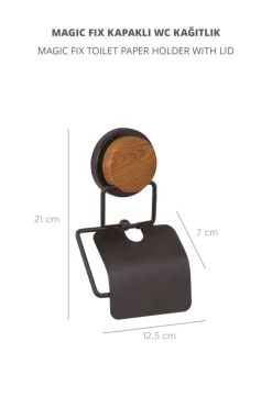 Uchwyt na papier toaletowy OKY Wood Lid * OKYANUS Sale
