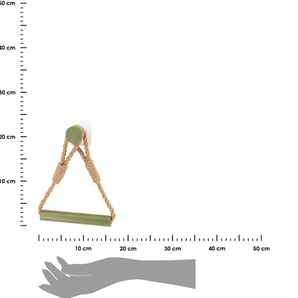 Uchwyt na papier toaletowy zielony Hanger * TENDANCE Hot