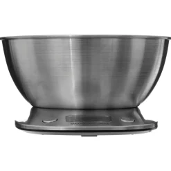 Waga kuchenna z miską srebrna Shelf