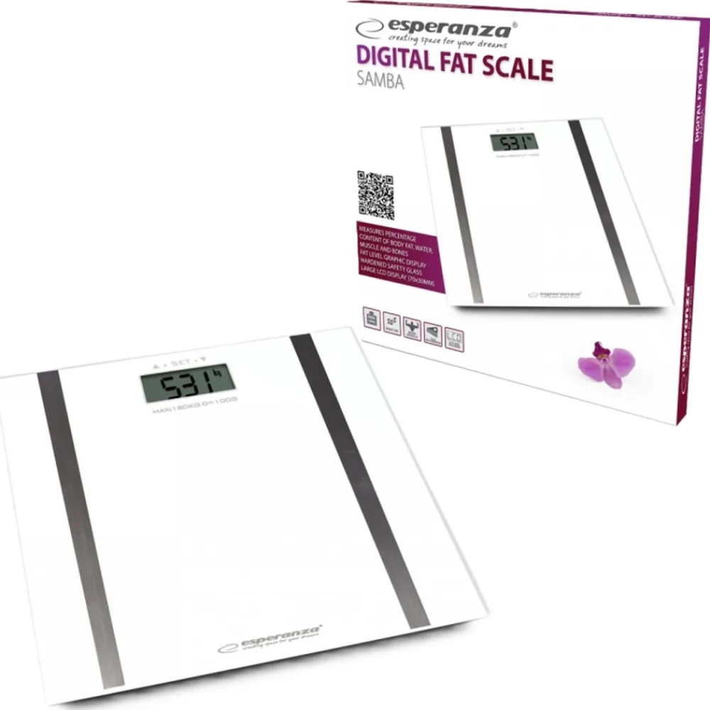 Waga łazienkowa SAMBA EBS018W * Esperanza Outlet
