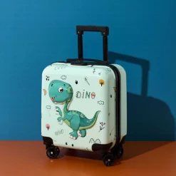 Walizka dziecięca kabinowa 3D dinozaur * HowHomely Discount