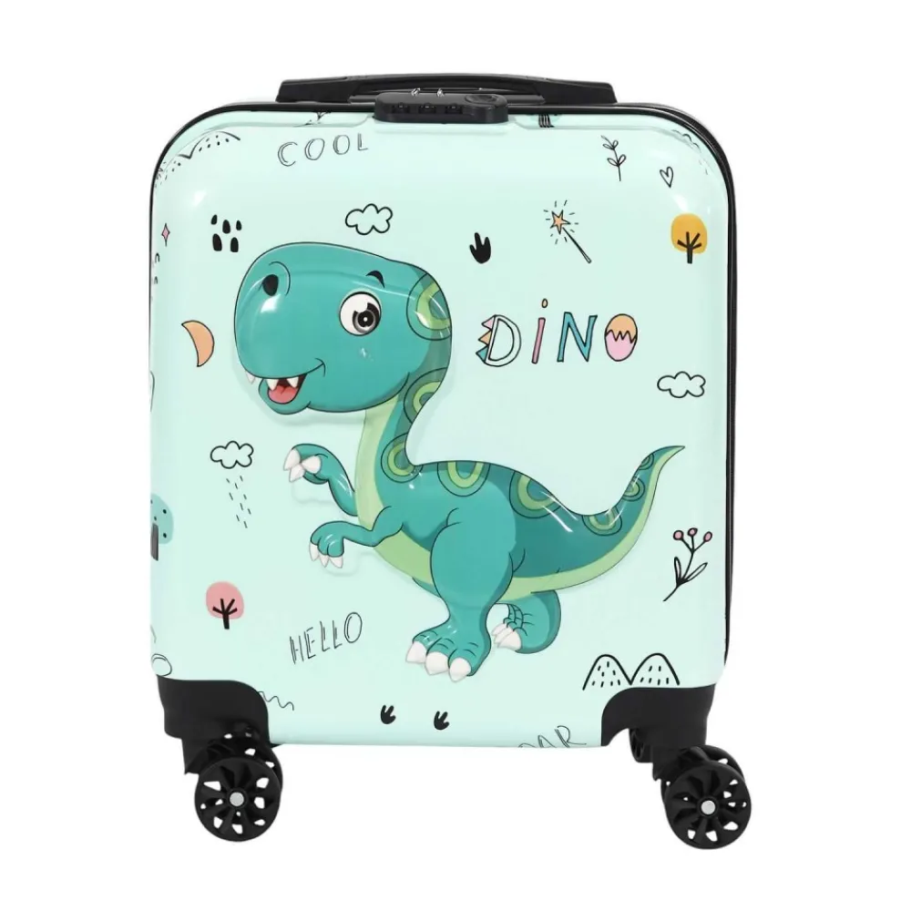 Walizka dziecięca kabinowa 3D dinozaur * HowHomely Discount