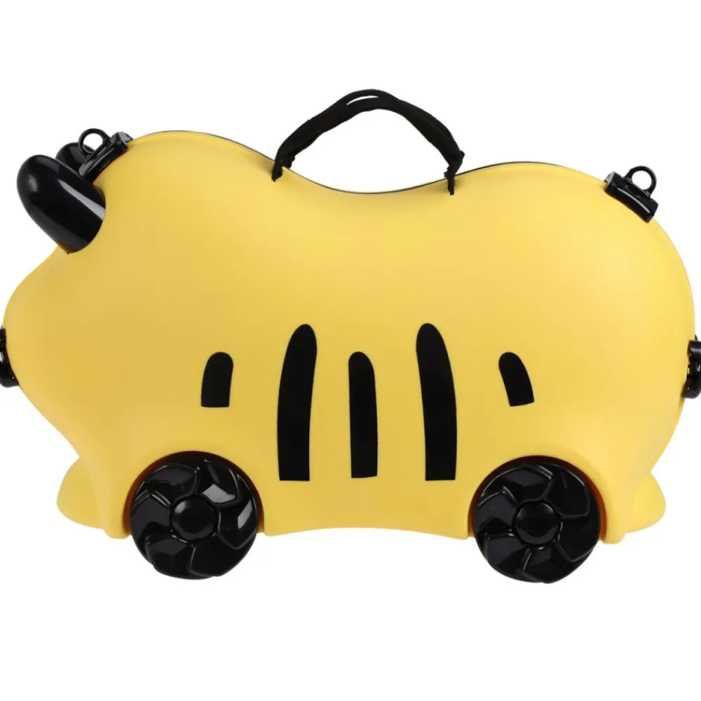 Walizka dziecięca na kółkach żółta 52x21x32 cm * Storage Solutions Clearance