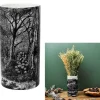 Wazon FOREST NOIR ceramika czarno-biały
