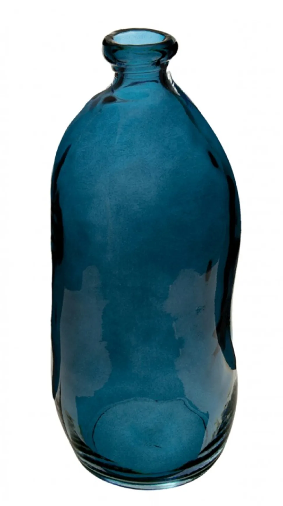 Wazon szklany Jeanne Blue z recyklingu