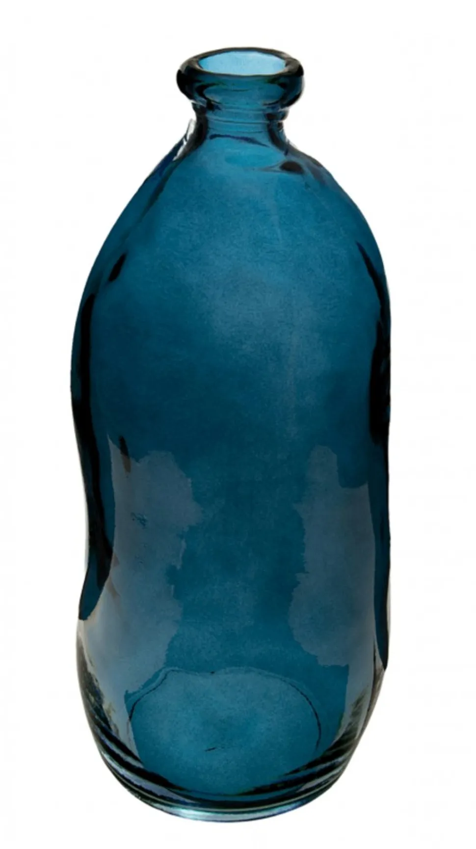 Wazon szklany Jeanne Blue z recyklingu