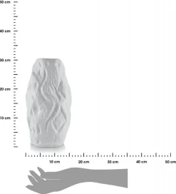 Wazon Louis White 29 cm, kolor biały * HowHomely Best