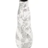 Wazon RITA 9x25 cm biało srebrny kwiaty * EUROFIRANY B.B. Choczyńscy Sp.J. Online